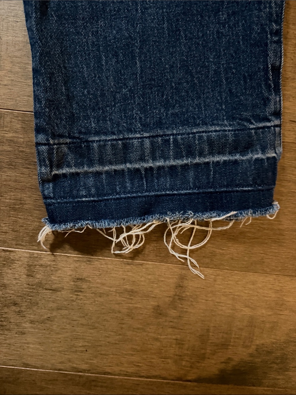 💘Madewell Wonen's Relaxed Wide-Leg Jeans in Dark Blue - Picture 7 of 8